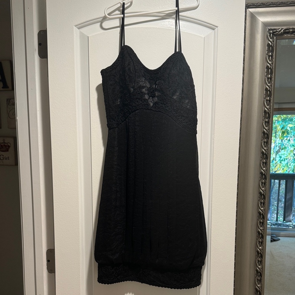 Elegant Black Lace Dress